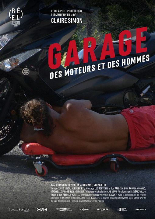 Garage, des moteurs et des hommes : Affiche