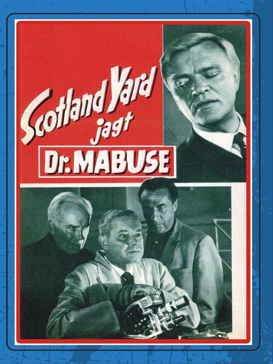 Le Dr. Mabuse contre Scotland Yard : Affiche