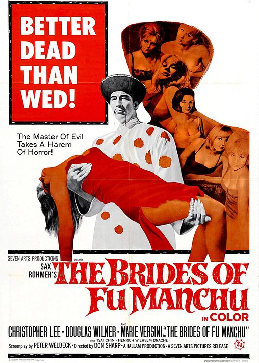 Les Treize Fiancées de Fu-Manchu : Affiche