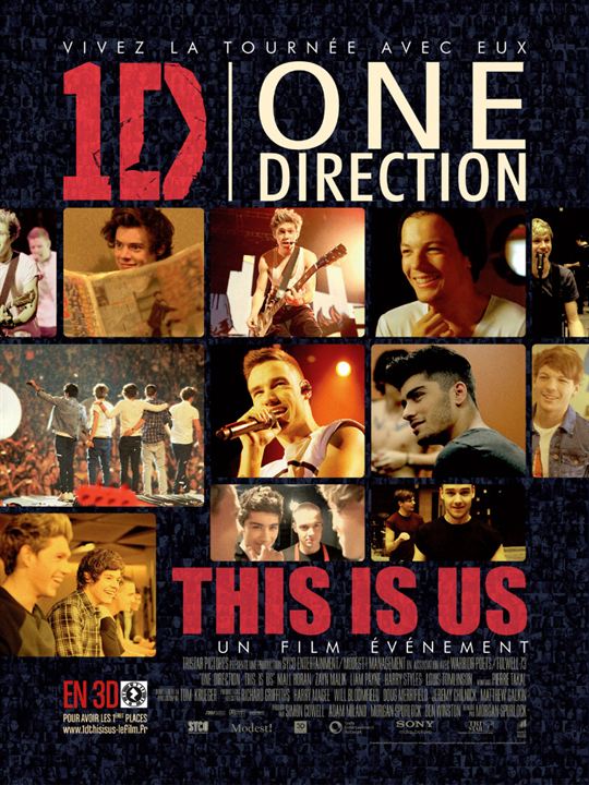 One Direction Le Film : Affiche