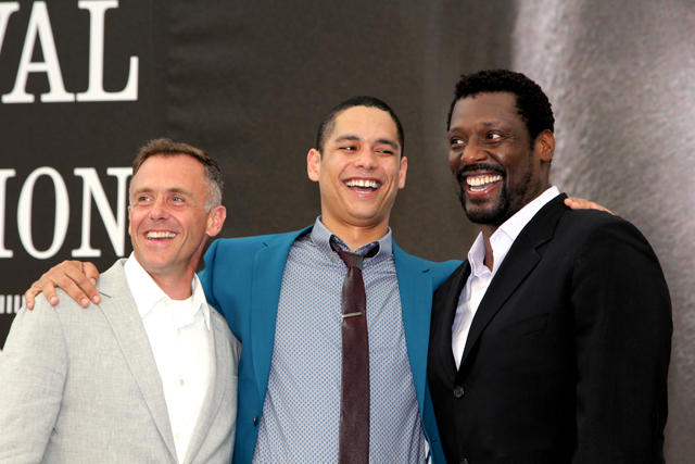 Photo David Eigenberg, Charlie Barnett, Eamonn Walker