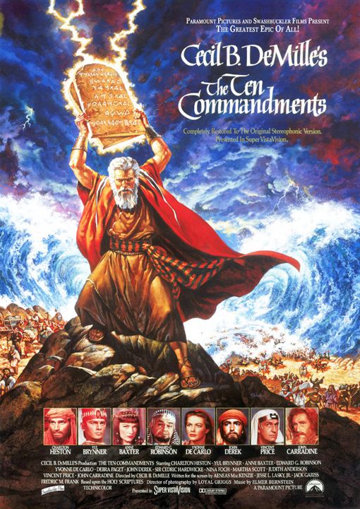 Les Dix commandements : Affiche