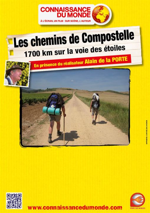 Les Chemins de Compostelle -1 700 km sur la voie des étoiles : Affiche