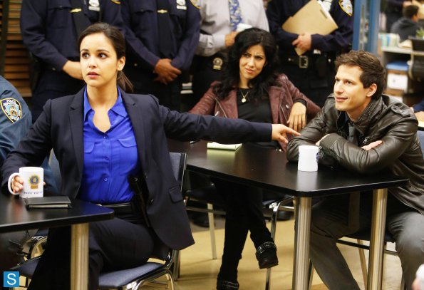 Brooklyn Nine-Nine : Photo Melissa Fumero, Andy Samberg