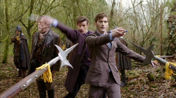 Doctor Who (2005) : Photo Matt Smith (XI), David Tennant