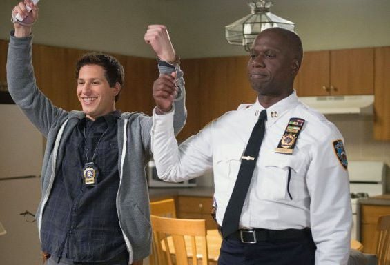 Brooklyn Nine-Nine : Photo Andy Samberg, Andre Braugher