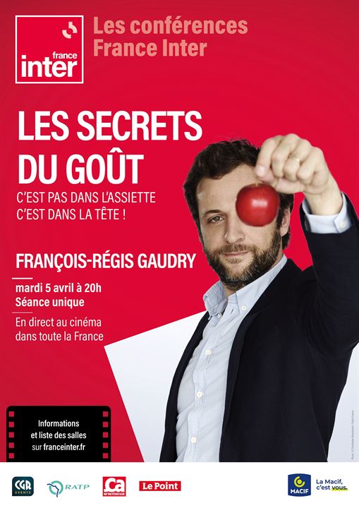 Les secrets du goût - Conférence France Inter : Affiche