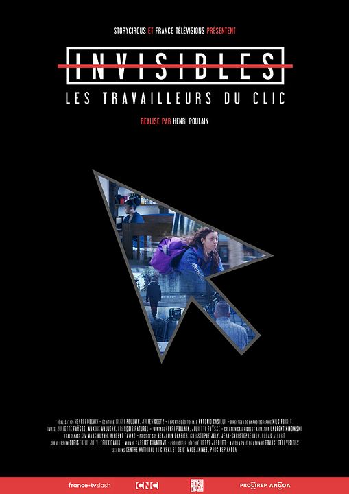 Invisibles - Les Travailleurs du clic : Affiche