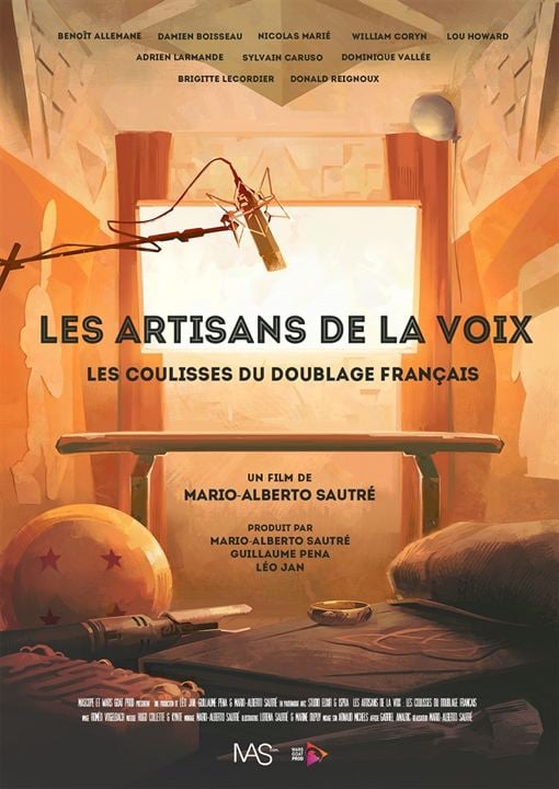 Les artisans de la voix : Les coulisses du doublage français : Affiche