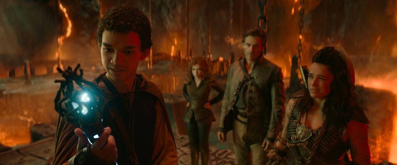 Donjons & Dragons : L'Honneur des voleurs : Photo Sophia Lillis, Chris Pine, Justice Smith, Michelle Rodriguez