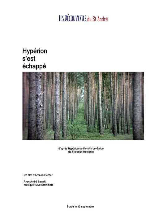 Hypérion s’est échappé : Affiche