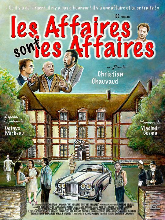 Les Affaires sont les affaires : Affiche