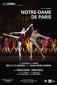 Affiche du film Notre-Dame de Paris de Roland Petit (CGR Events)