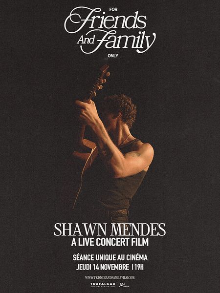 Affiche du film Shawn Mendes : For Friends & Family Only (A Live Concert Film)