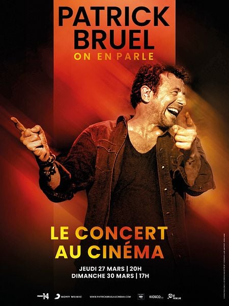 Affiche du film "On en parle" - Patrick Bruel : le concert au cinéma