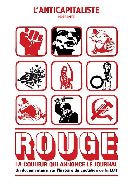 Affiche du film Rouge, la couleur qui annonce le journal