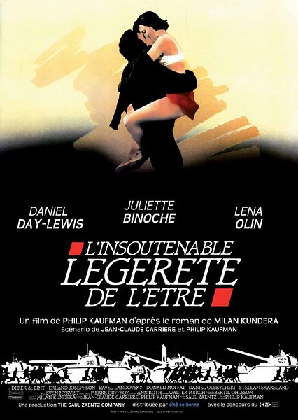 Affiche du film L'insoutenable légèreté de l'être