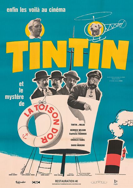 Affiche du film Tintin et le mystère de la toison d'or