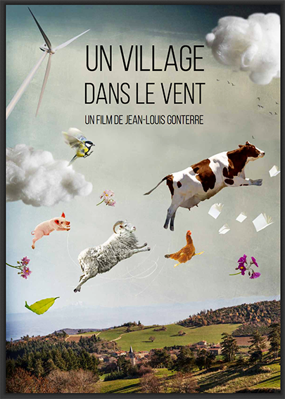 Affiche du film Un Village dans le vent