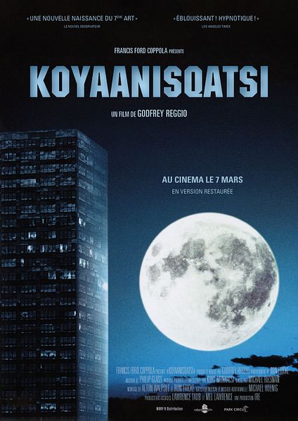 Affiche du film Koyaanisqatsi, la prophétie