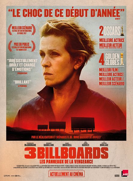Affiche du film 3 Billboards, Les Panneaux de la vengeance