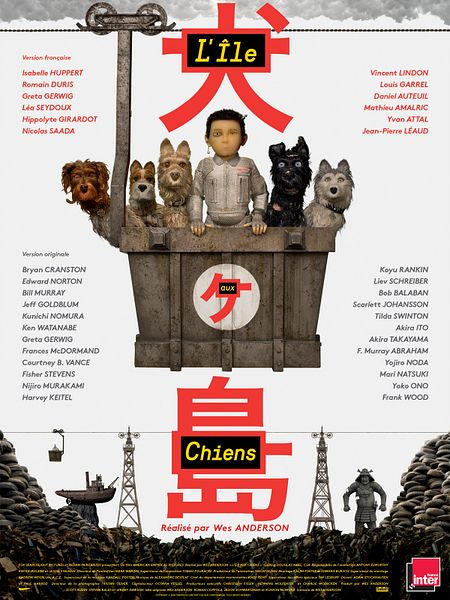 Affiche du film L'Île aux chiens