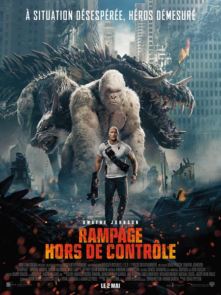 Affiche du film Rampage : Hors de contrôle