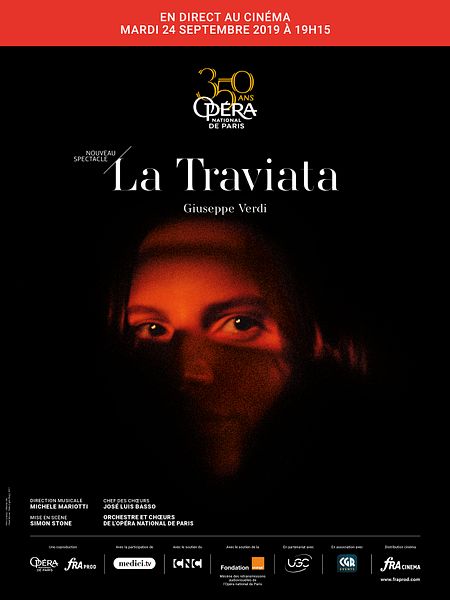 Affiche du film La Traviata (Opéra de Paris-FRA Cinéma)