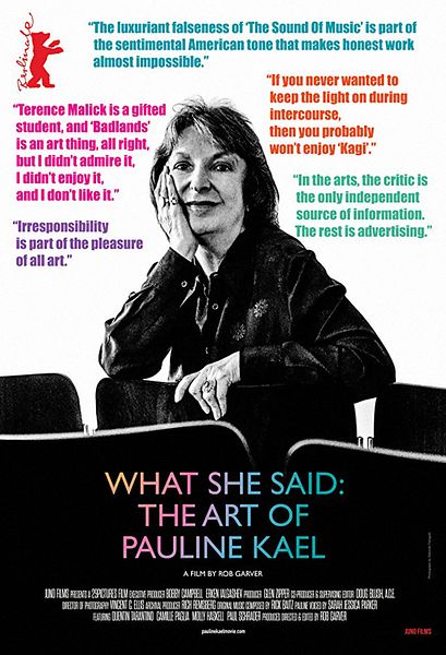 Affiche du film Qui a peur de Pauline Kael ?