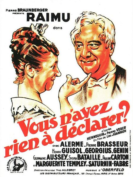 Affiche du film Vous n’avez rien à déclarer?