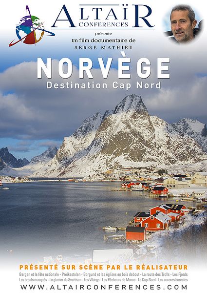 Affiche du film Altaïr Conférences - Norvège, Destination Cap Nord