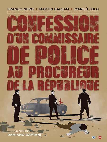 Affiche du film Confession d'un commissaire de police au procureur de la république