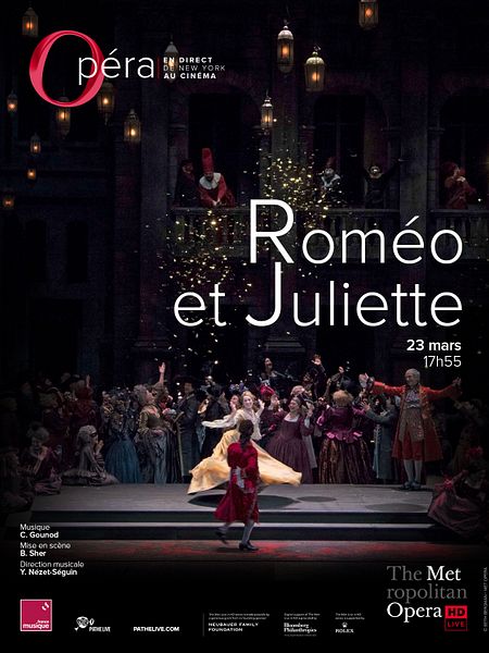 Affiche du film Roméo et Juliette (Metropolitan Opera )
