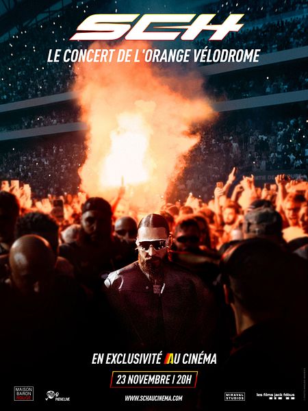 Affiche du film SCH - Le Concert de l'Orange Vélodrome au cinéma