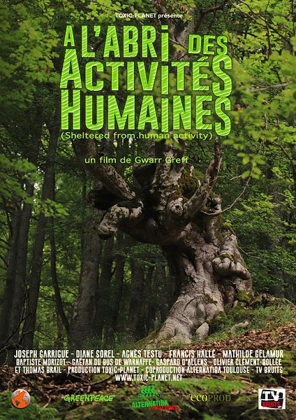 Affiche du film A l'abri des activités humaines