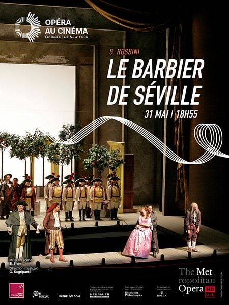 Affiche du film Le Barbier de Séville (Metropolitan Opera)