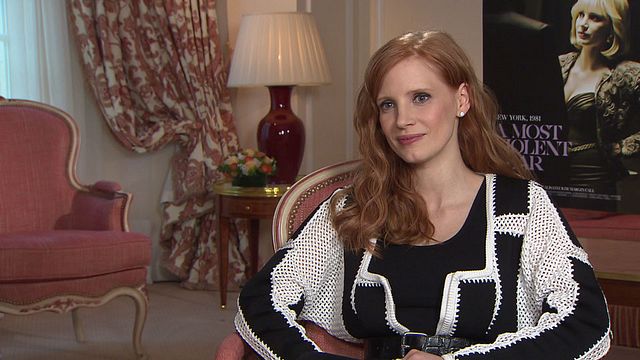 Jessica Chastain&nbsp;parle du film The Martian, qu'elle tournait au moment de la réalisation de cette interview.