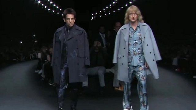 Pour la promotion du très attendu "Zoolander 2", Ben Stiller et Owen Wilson ont fait une apparition dans leurs personnages de Derek Zoolander et Hansel à la fashion week, au milieu d'un défilé Valentino !