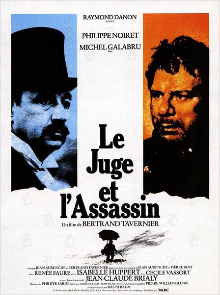Le Juge et l'Assassin : affiche Bertrand Tavernier, Philippe Noiret