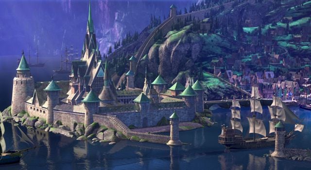 Chateau De La Reine Des Neiges 2 Arendelle (La Reine des neiges) - 10 villes fictives imaginées par