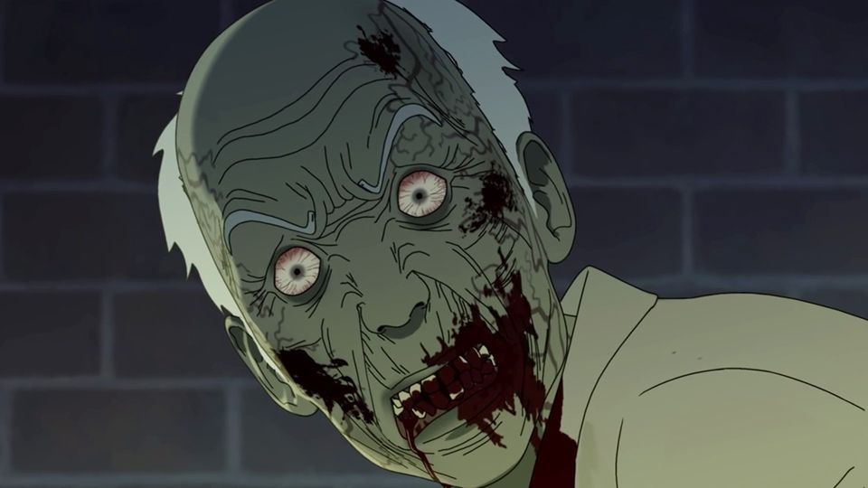 Anime with zombies and trains