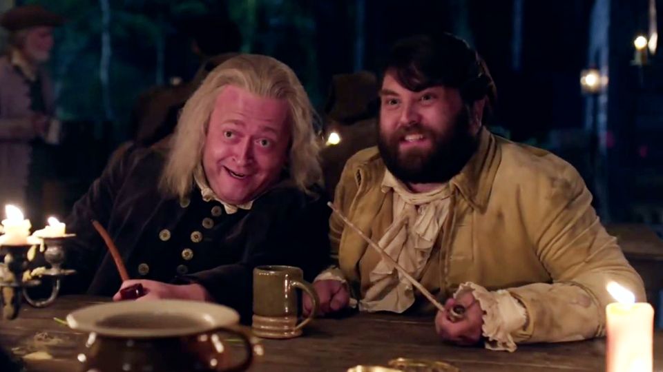 Making History saison 1 SPOT TV "John Hancock & Samuel Adams Prank